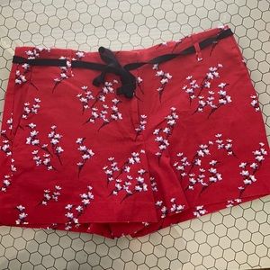 LOFT size 8 floral print shorts